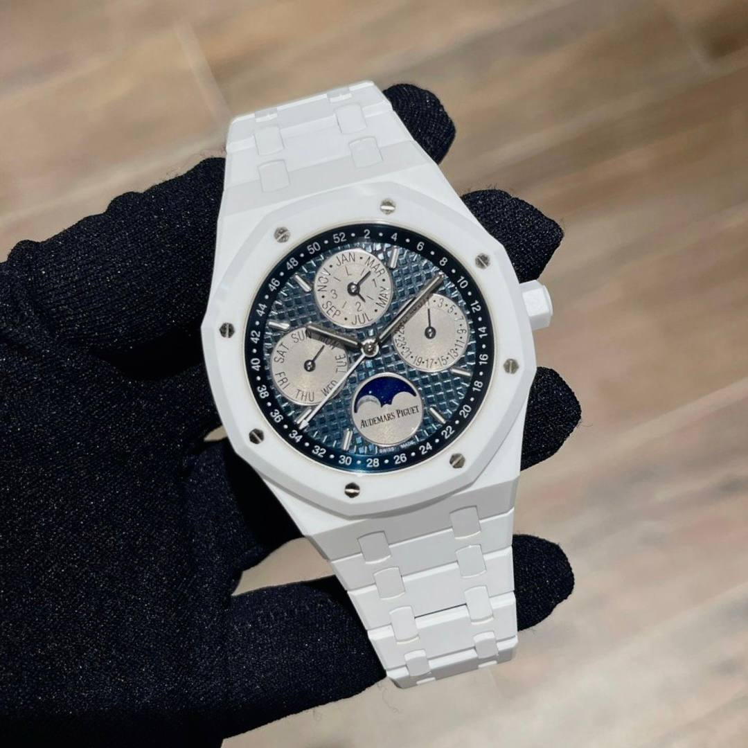 Audemars Piguet Royal Oak Perpetual Calendar White Ceramic