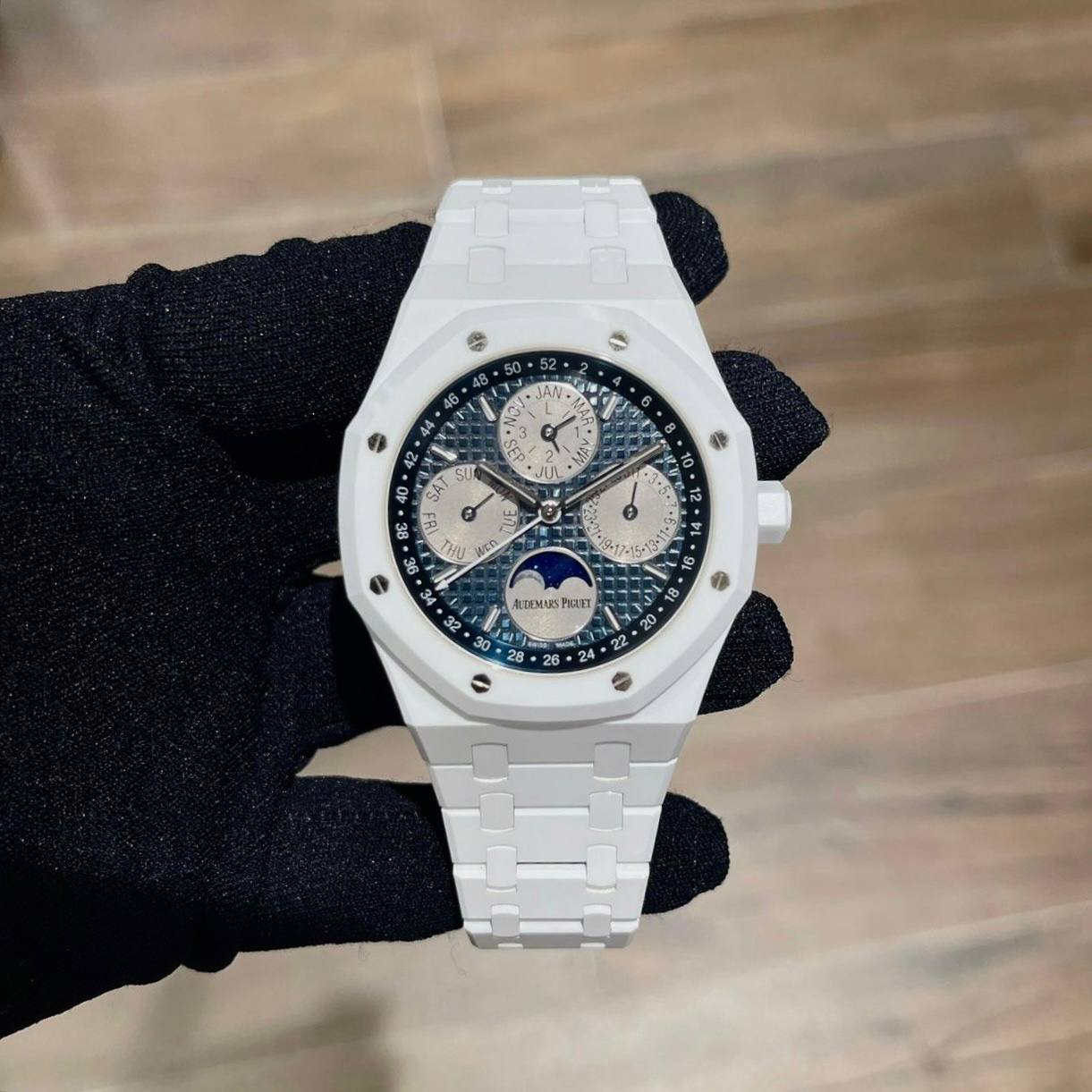 Audemars Piguet Royal Oak Perpetual Calendar White Ceramic