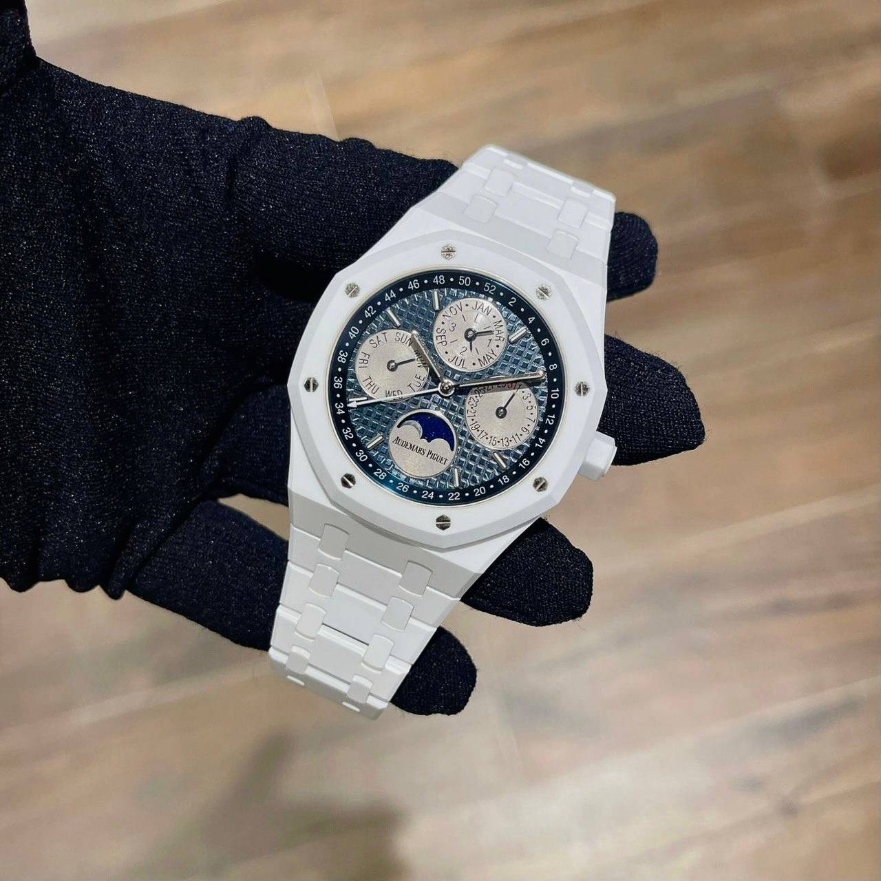 Audemars Piguet Royal Oak Perpetual Calendar White Ceramic